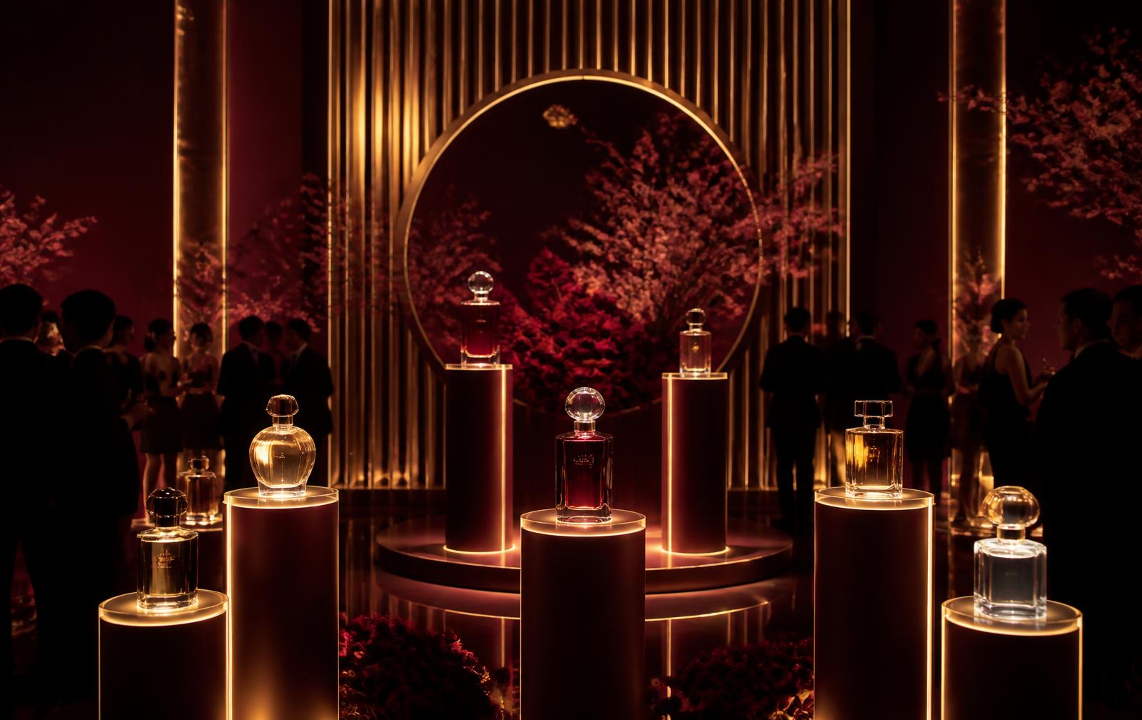 Luxury fragrance brand activation event
